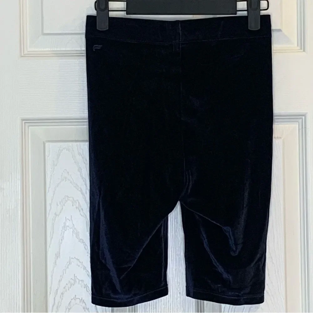 Fabletics Velour biker shorts Dark Navy Size Small